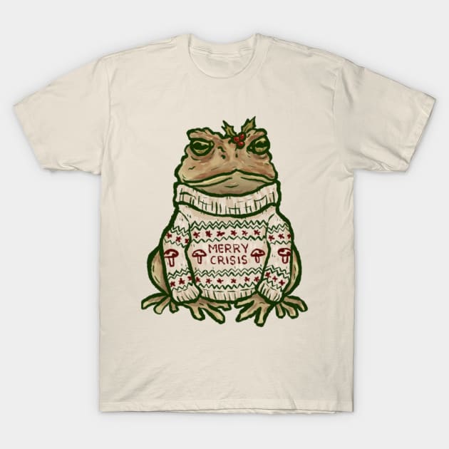 Festive Toad T-Shirt by Jewelia